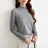 着回し力抜群！9色展開ニット ハイネックニット シンプルニット | COCOMOMO | 詳細画像43 