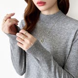 着回し力抜群！9色展開ニット ハイネックニット シンプルニット | COCOMOMO | 詳細画像45 