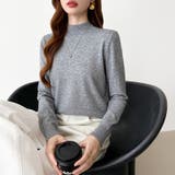 着回し力抜群！9色展開ニット ハイネックニット シンプルニット | COCOMOMO | 詳細画像48 