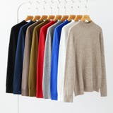 着回し力抜群！9色展開ニット ハイネックニット シンプルニット | COCOMOMO | 詳細画像55 