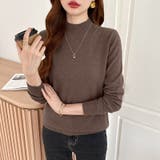 着回し力抜群！9色展開ニット ハイネックニット シンプルニット | COCOMOMO | 詳細画像6 