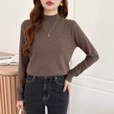 着回し力抜群！9色展開ニット ハイネックニット シンプルニット | COCOMOMO | 詳細画像8 