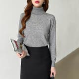 9色展開カラーニット タートルネック ニット | COCOMOMO | 詳細画像9