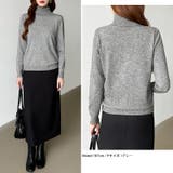 9色展開カラーニット タートルネック ニット | COCOMOMO | 詳細画像12