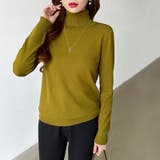 9色展開カラーニット タートルネック ニット | COCOMOMO | 詳細画像18