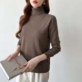 9色展開カラーニット タートルネック ニット | COCOMOMO | 詳細画像31