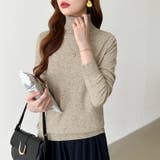 9色展開カラーニット タートルネック ニット | COCOMOMO | 詳細画像39