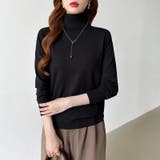 9色展開カラーニット タートルネック ニット | COCOMOMO | 詳細画像42