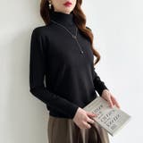 9色展開カラーニット タートルネック ニット | COCOMOMO | 詳細画像46