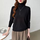 9色展開カラーニット タートルネック ニット | COCOMOMO | 詳細画像47