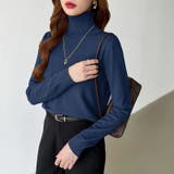 9色展開カラーニット タートルネック ニット | COCOMOMO | 詳細画像51