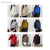 9色展開カラーニット タートルネック ニット | COCOMOMO | 詳細画像57