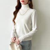 9色展開カラーニット タートルネック ニット | COCOMOMO | 詳細画像5