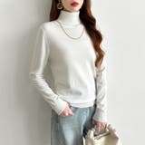 9色展開カラーニット タートルネック ニット | COCOMOMO | 詳細画像6