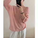 大人のゆるカジルーズニット シアーニット Vネック | COCOMOMO | 詳細画像1