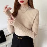 豊富な7色展開！メロウフリルハイネックニット ニット ハイネック | COCOMOMO | 詳細画像12 