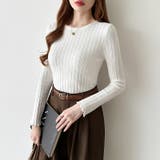 豊富な7色展開!メロウフリルクルーネックニット ニット クルーネック | COCOMOMO | 詳細画像5