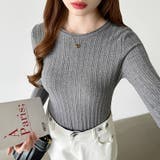 豊富な7色展開!メロウフリルクルーネックニット ニット クルーネック | COCOMOMO | 詳細画像21