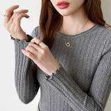 豊富な7色展開!メロウフリルクルーネックニット ニット クルーネック | COCOMOMO | 詳細画像24