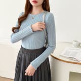 豊富な7色展開!メロウフリルクルーネックニット ニット クルーネック | COCOMOMO | 詳細画像34