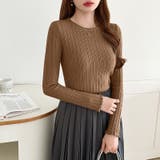 豊富な7色展開!メロウフリルクルーネックニット ニット クルーネック | COCOMOMO | 詳細画像39