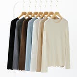 豊富な7色展開!メロウフリルクルーネックニット ニット クルーネック | COCOMOMO | 詳細画像42