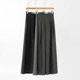 タックパンツ ワイドパンツ オフィスカジュアル | COCOMOMO | 詳細画像12 