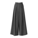 タックパンツ ワイドパンツ オフィスカジュアル | COCOMOMO | 詳細画像16 