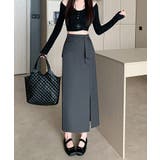 タイトスカート サイドスリット ナロースカート | COCOMOMO | 詳細画像11 