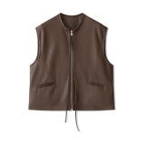 フェイクレザーベスト ベスト アウター | COCOMOMO | 詳細画像16