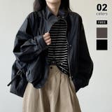 フェイクレザージャケット スタンドカラー ジャケット | COCOMOMO | 詳細画像1