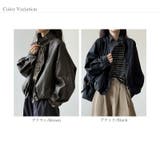 フェイクレザージャケット スタンドカラー ジャケット | COCOMOMO | 詳細画像16