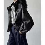 フェイクレザージャケット スタンドカラー ジャケット | COCOMOMO | 詳細画像5