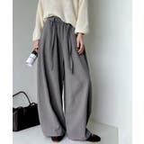 ワイドパンツ イージーコクーンパンツ バレルレッグ | COCOMOMO | 詳細画像9