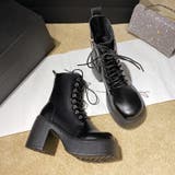 厚底レースアップブーツ 厚底ブーツ ショートブーツ | COCOMOMO | 詳細画像20