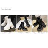 厚底レースアップブーツ 厚底ブーツ ショートブーツ | COCOMOMO | 詳細画像27