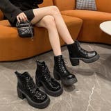 厚底レースアップブーツ 厚底ブーツ ショートブーツ | COCOMOMO | 詳細画像7