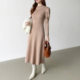 パススリーブワンピース ニットワンピース ロングワンピース | COCOMOMO | 詳細画像14 