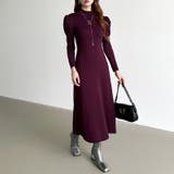 パススリーブワンピース ニットワンピース ロングワンピース | COCOMOMO | 詳細画像17 