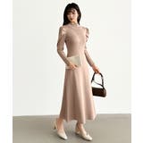 パススリーブワンピース ニットワンピース ロングワンピース | COCOMOMO | 詳細画像48 