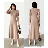 パススリーブワンピース ニットワンピース ロングワンピース | COCOMOMO | 詳細画像51 