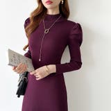 パススリーブワンピース ニットワンピース ロングワンピース | COCOMOMO | 詳細画像21 