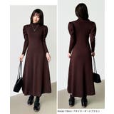 パススリーブワンピース ニットワンピース ロングワンピース | COCOMOMO | 詳細画像60 