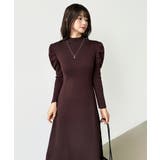 パススリーブワンピース ニットワンピース ロングワンピース | COCOMOMO | 詳細画像61 