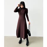 パススリーブワンピース ニットワンピース ロングワンピース | COCOMOMO | 詳細画像62 