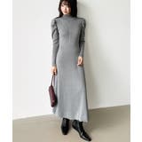 パススリーブワンピース ニットワンピース ロングワンピース | COCOMOMO | 詳細画像68 