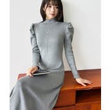 パススリーブワンピース ニットワンピース ロングワンピース | COCOMOMO | 詳細画像72 