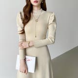 パススリーブワンピース ニットワンピース ロングワンピース | COCOMOMO | 詳細画像29 