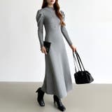 パススリーブワンピース ニットワンピース ロングワンピース | COCOMOMO | 詳細画像3 