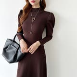 パススリーブワンピース ニットワンピース ロングワンピース | COCOMOMO | 詳細画像34 